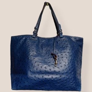 Dooney & Bourke Navy Blue Leather Handbag
